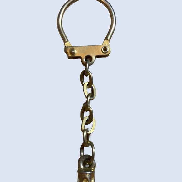 Gold Color Souvenir Leaning Tower of Pisa Keychain - Picture 2 of 7